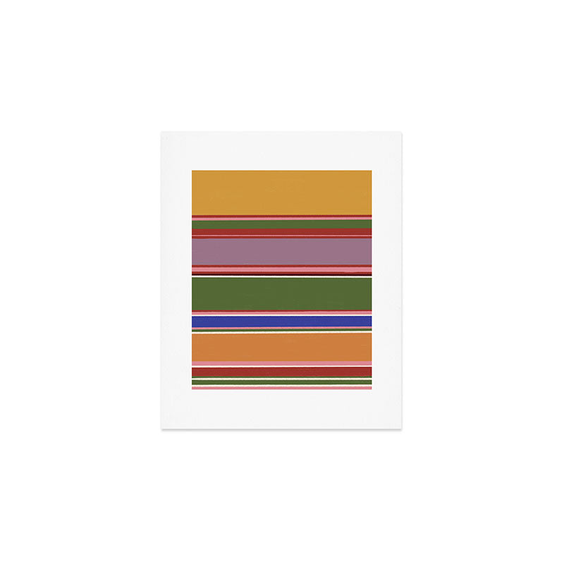 Folk abstract pattern #4 Art Print Gallery Image 1