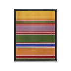 Folk abstract pattern #4 Framed Canvas Print Gallery Image 8
