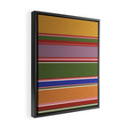 Folk abstract pattern #4 Framed Canvas Print Gallery Image 2