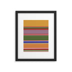 Folk abstract pattern #4 Framed Art Print Gallery Image 6
