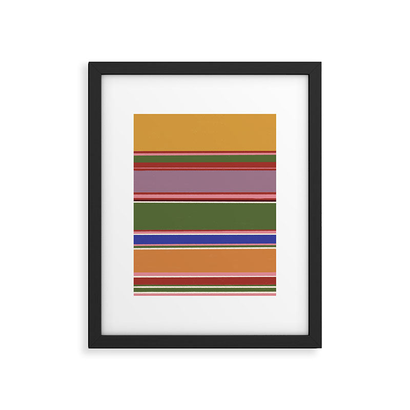 Folk abstract pattern #4 Framed Art Print Gallery Image 6