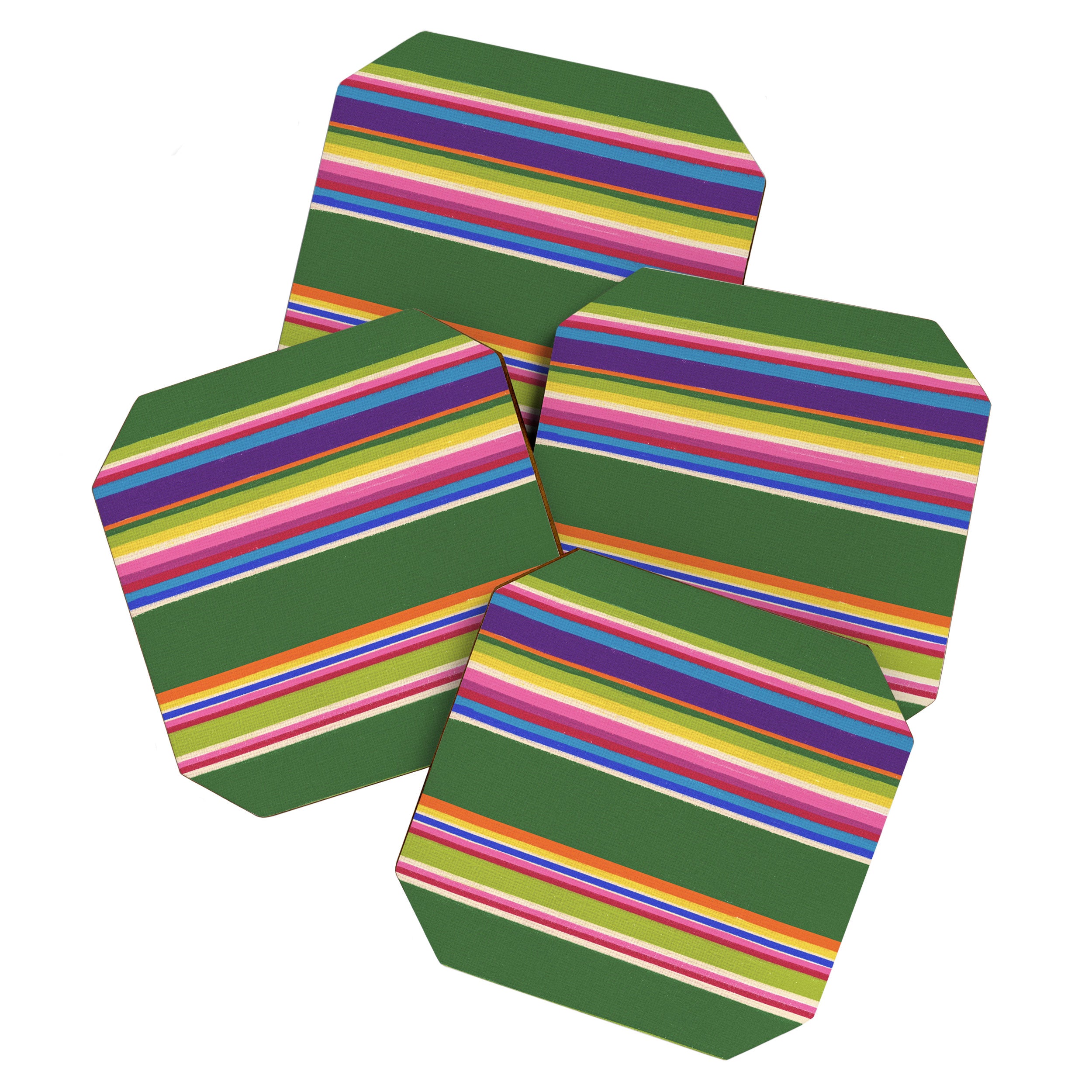 Folk abstract pattern #5 Coaster Gallery Image 1