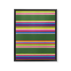 Folk abstract pattern #5 Framed Canvas Print Gallery Image 8