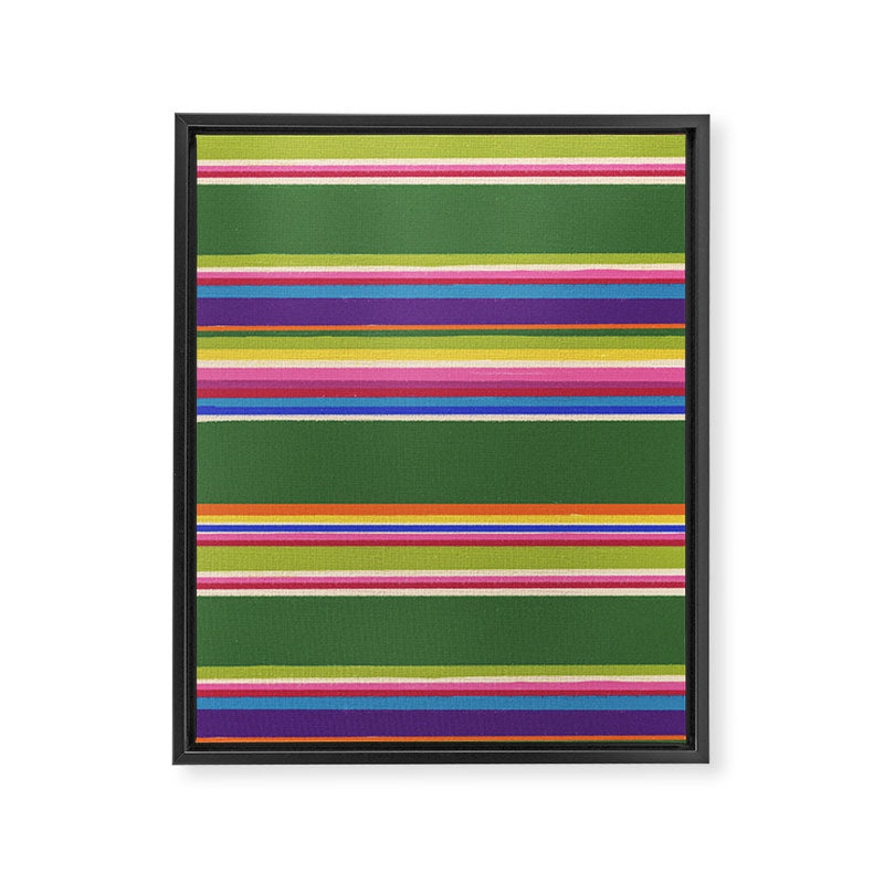 Folk abstract pattern #5 Framed Canvas Print Gallery Image 8