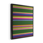 Folk abstract pattern #5 Framed Canvas Print Gallery Image 2