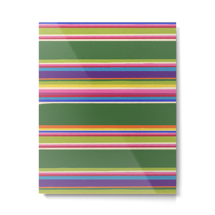 Folk abstract pattern #5 Metal Print Gallery Image 1