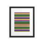 Folk abstract pattern #5 Framed Art Print Gallery Image 6