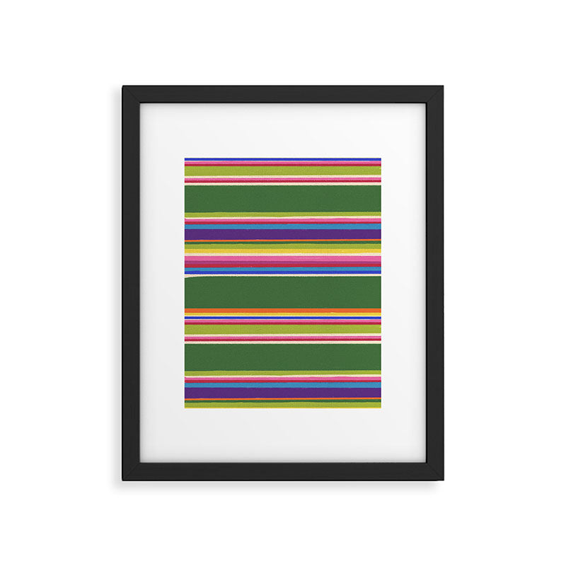 Folk abstract pattern #5 Framed Art Print Gallery Image 6