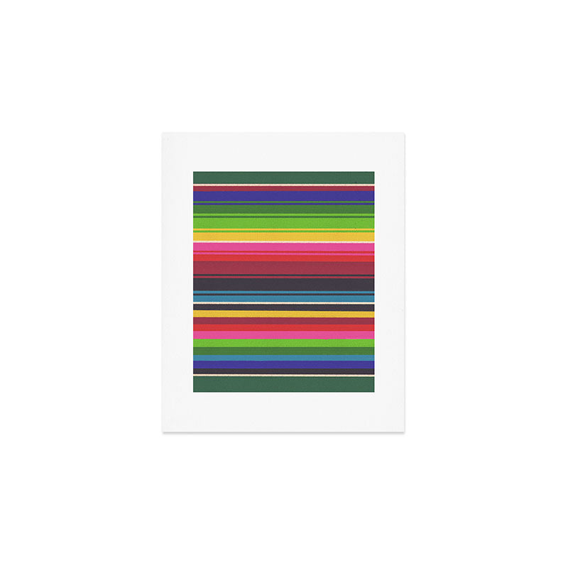 Folk abstract pattern #6 Art Print Gallery Image 1