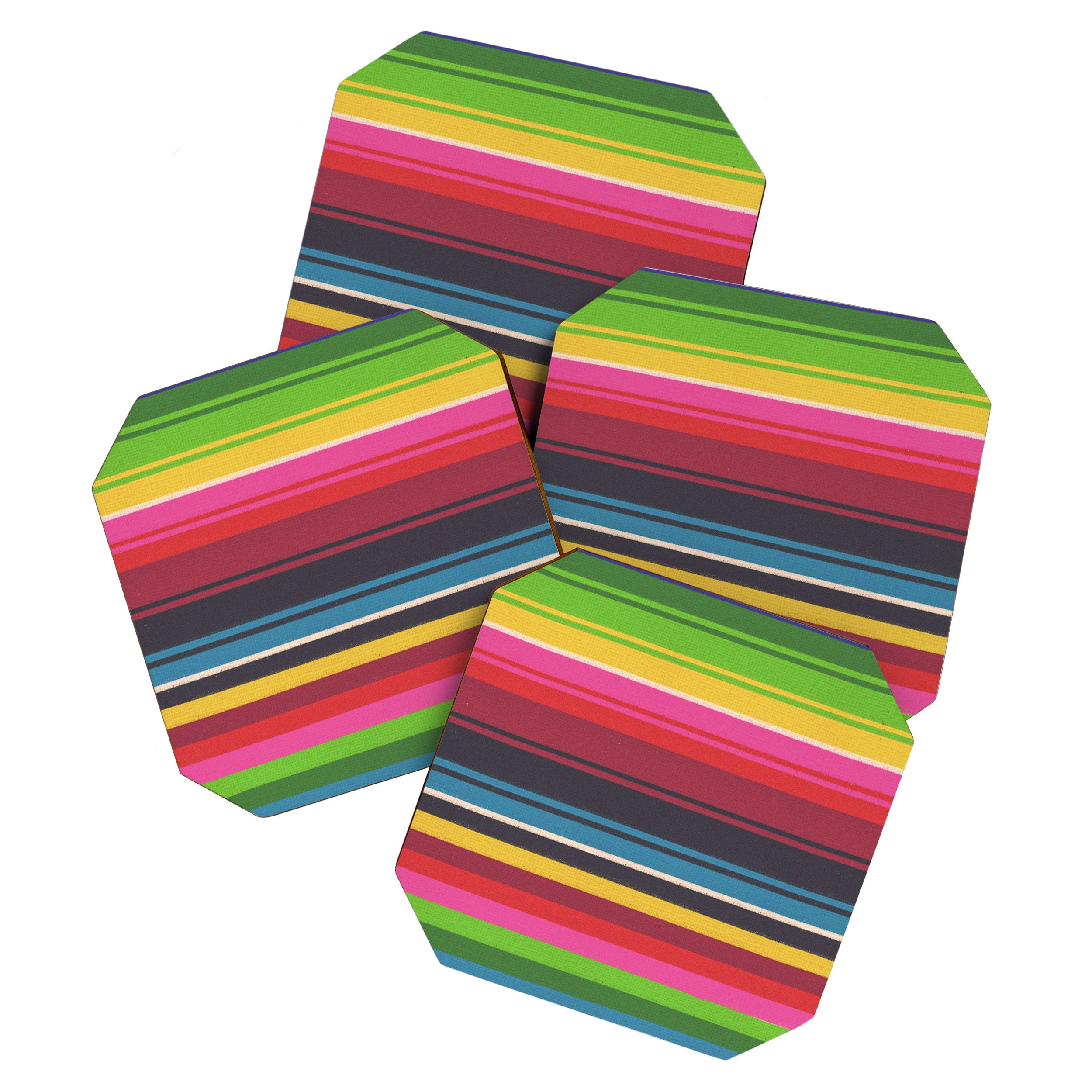 Folk abstract pattern #6 Coaster Gallery Image 1