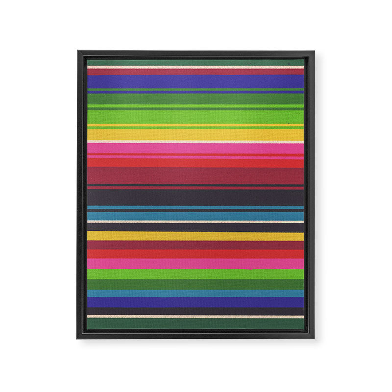 Folk abstract pattern #6 Framed Canvas Print Gallery Image 8