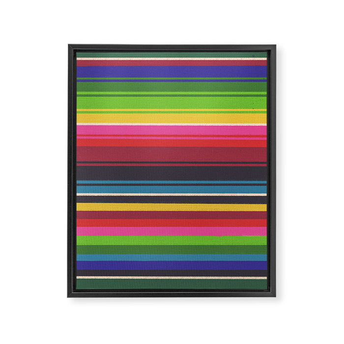 Folk abstract pattern #6 Framed Canvas Print Gallery Image 1