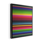 Folk abstract pattern #6 Framed Canvas Print Gallery Image 2