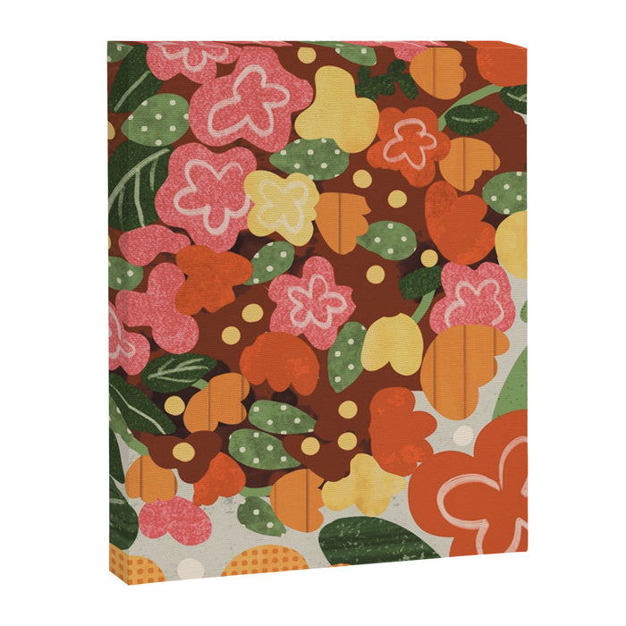 Folk Flowers Canvas Print Gallery Image 1