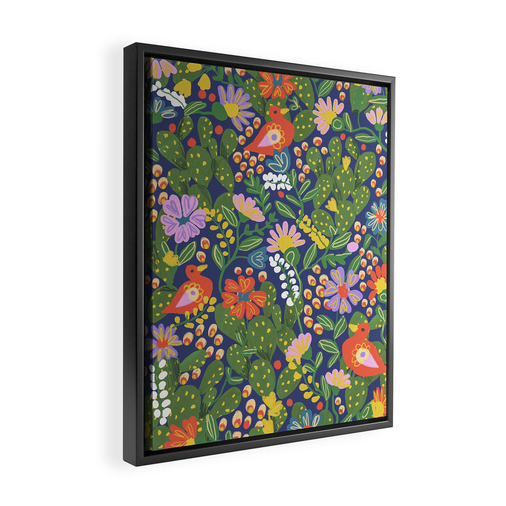 Folky Framed Canvas Print Gallery Image 2
