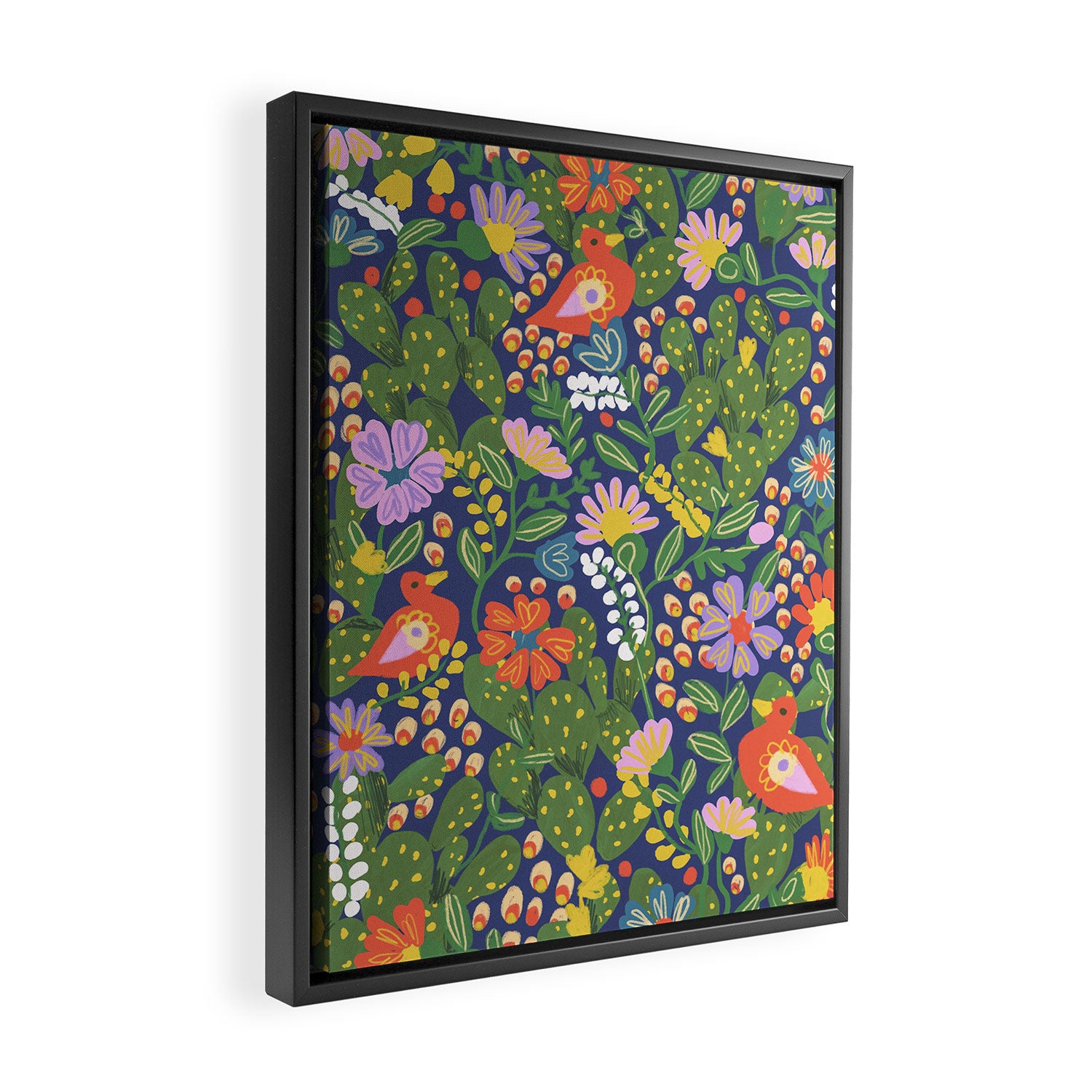 Folky Framed Canvas Print Gallery Image 2