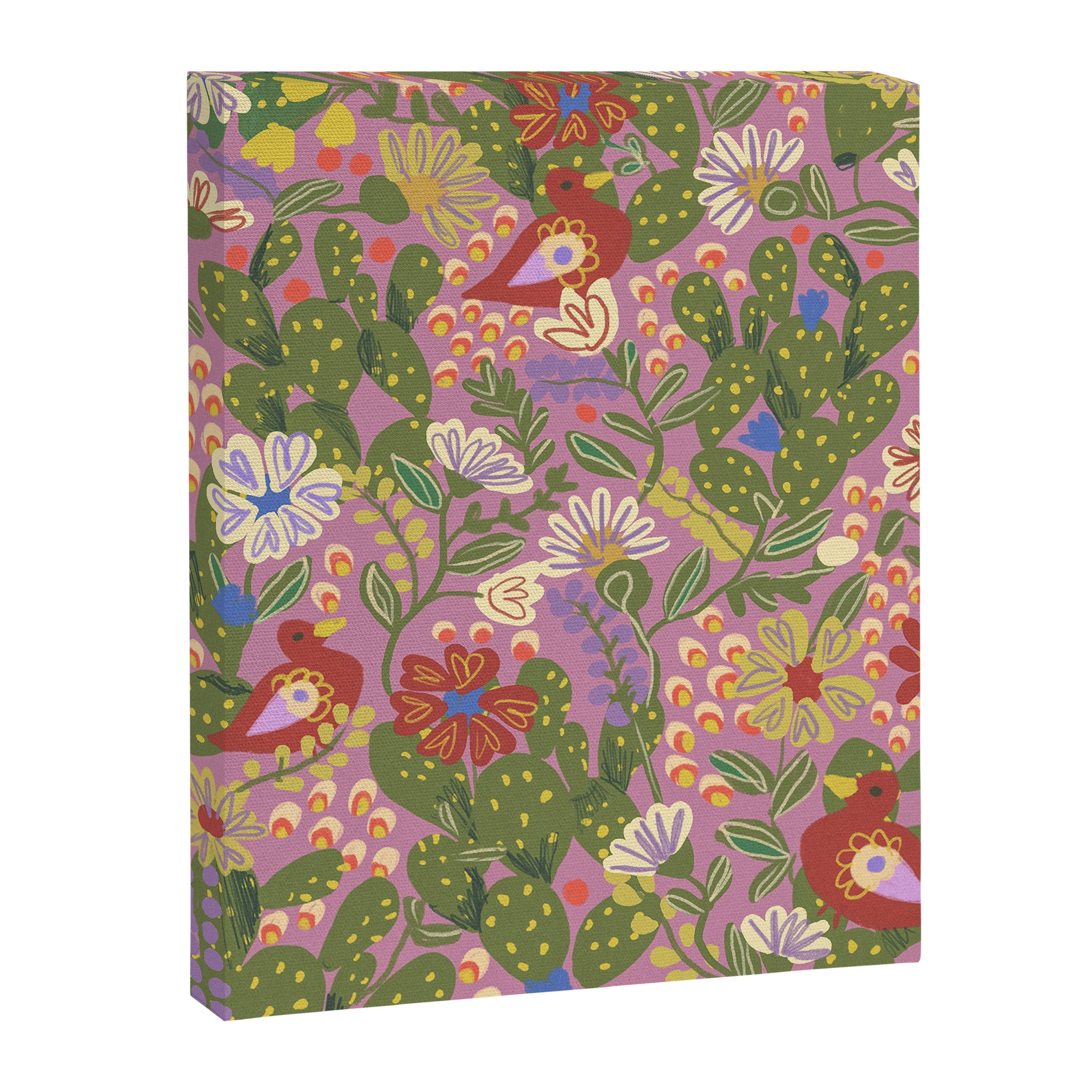 Folky violet Canvas Print Gallery Image 8