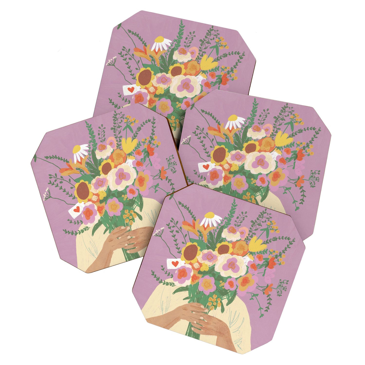 For you in violet Coaster Gallery Image 1