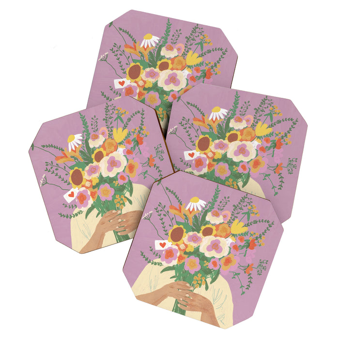 For you in violet Coaster Gallery Image 1