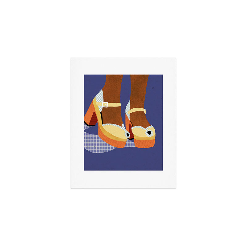 Funky Shoes Art Print Gallery Image 1