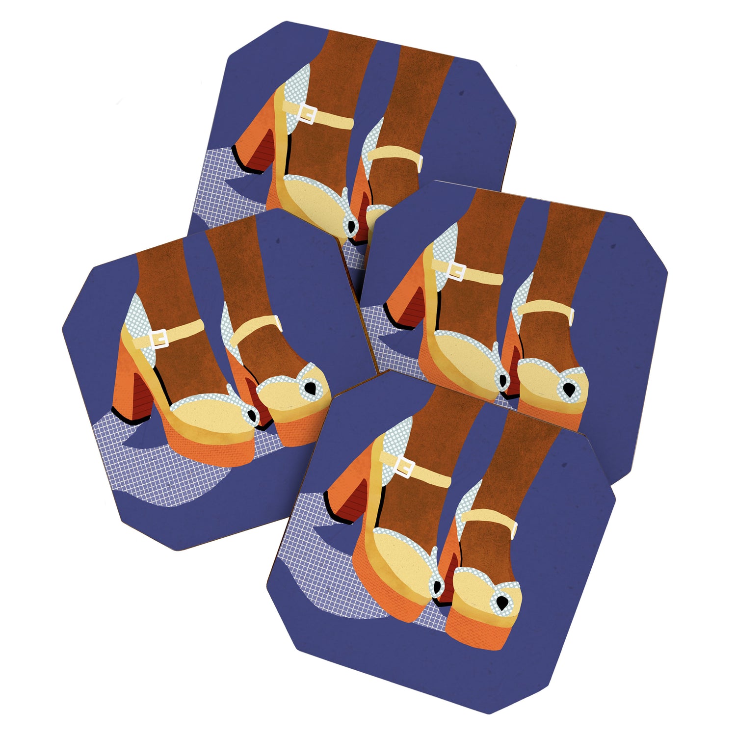 Funky Shoes Coaster Gallery Image 1