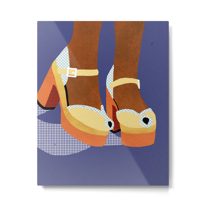 Funky Shoes Metal Print Gallery Image 1