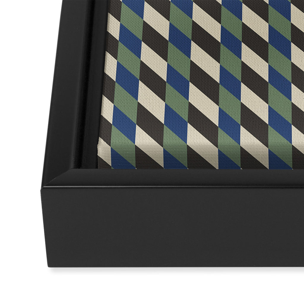 Gingham Framed Canvas Print Gallery Image 3
