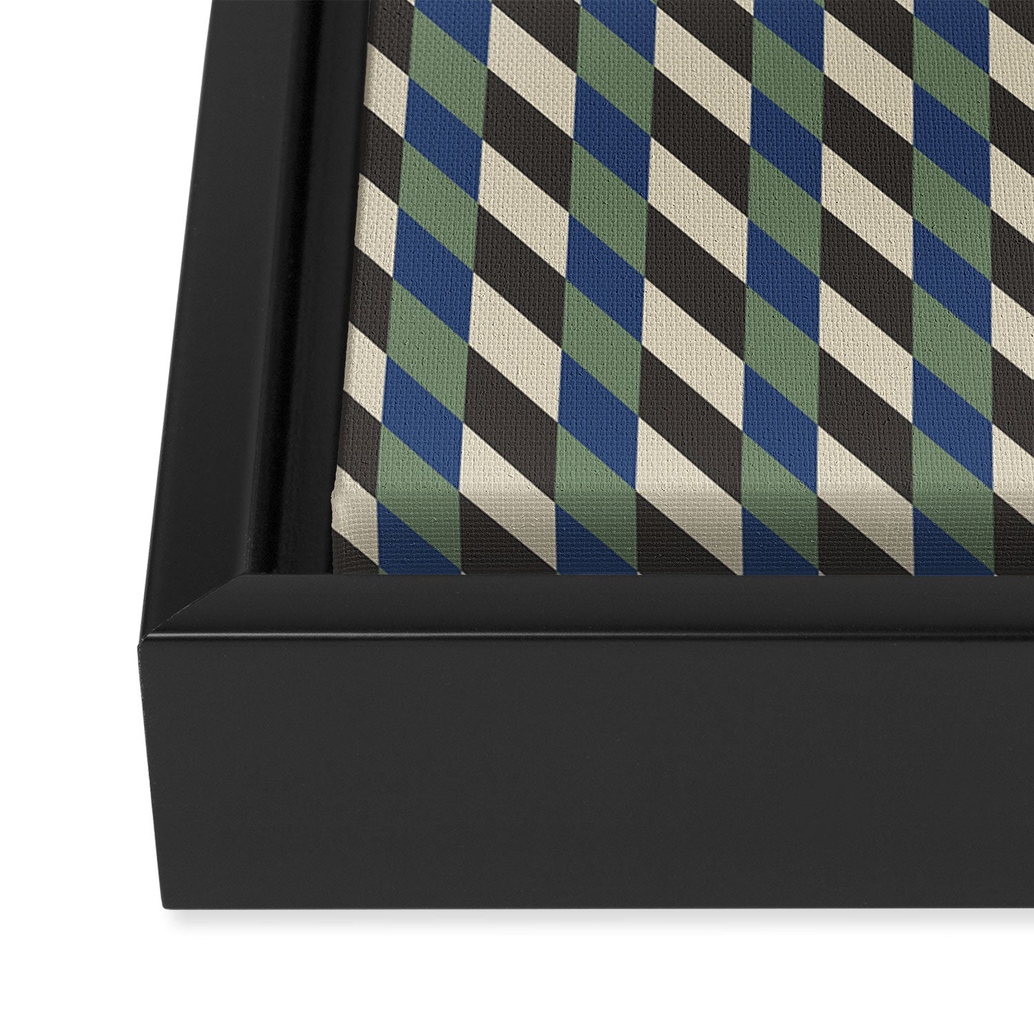 Gingham Framed Canvas Print Gallery Image 3