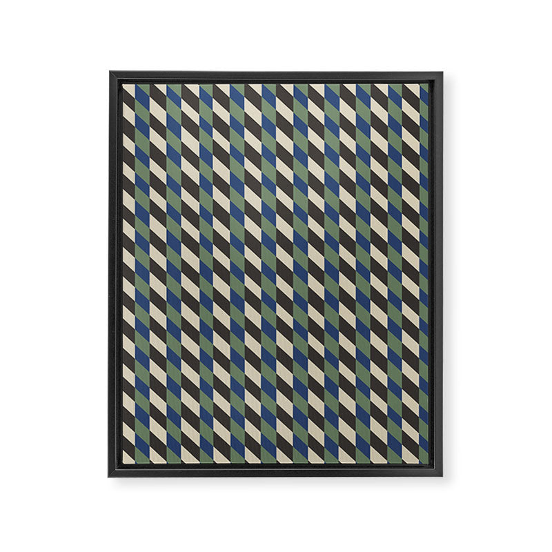 Gingham Framed Canvas Print Gallery Image 6