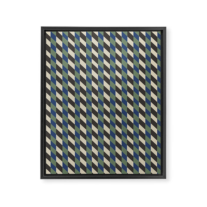 Gingham Framed Canvas Print Gallery Image 1