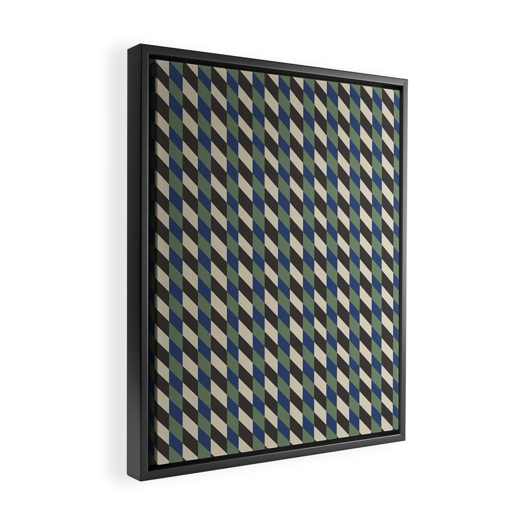 Gingham Framed Canvas Print Gallery Image 2