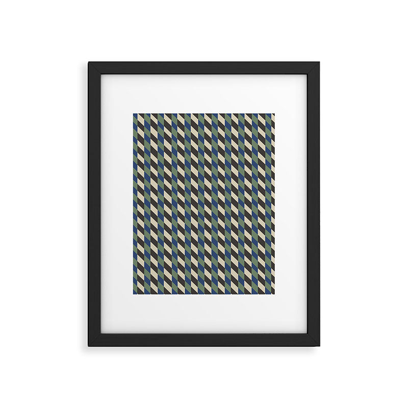 Gingham Framed Art Print Gallery Image 5
