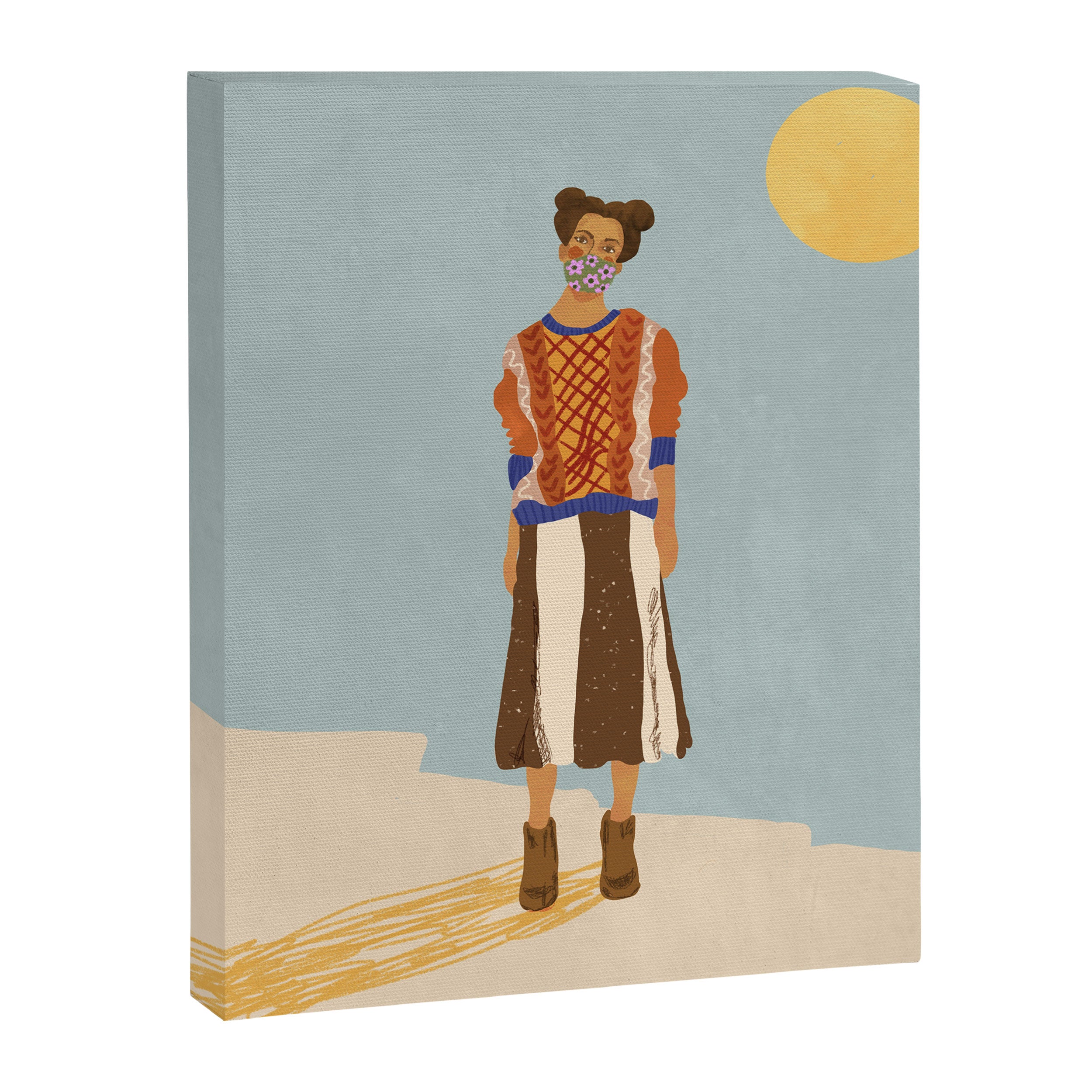 Girl who Loves Jumpers Canvas Print Gallery Image 8