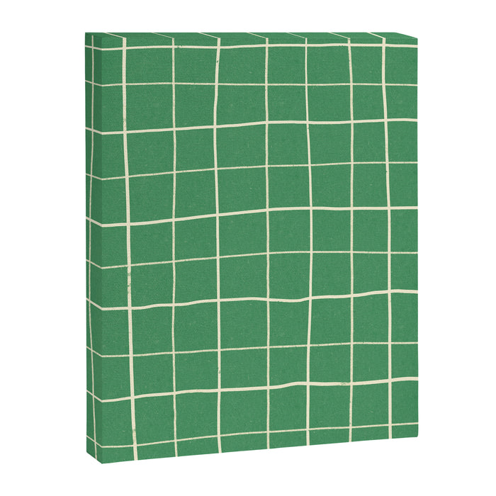 Green Check Canvas Print Gallery Image 1