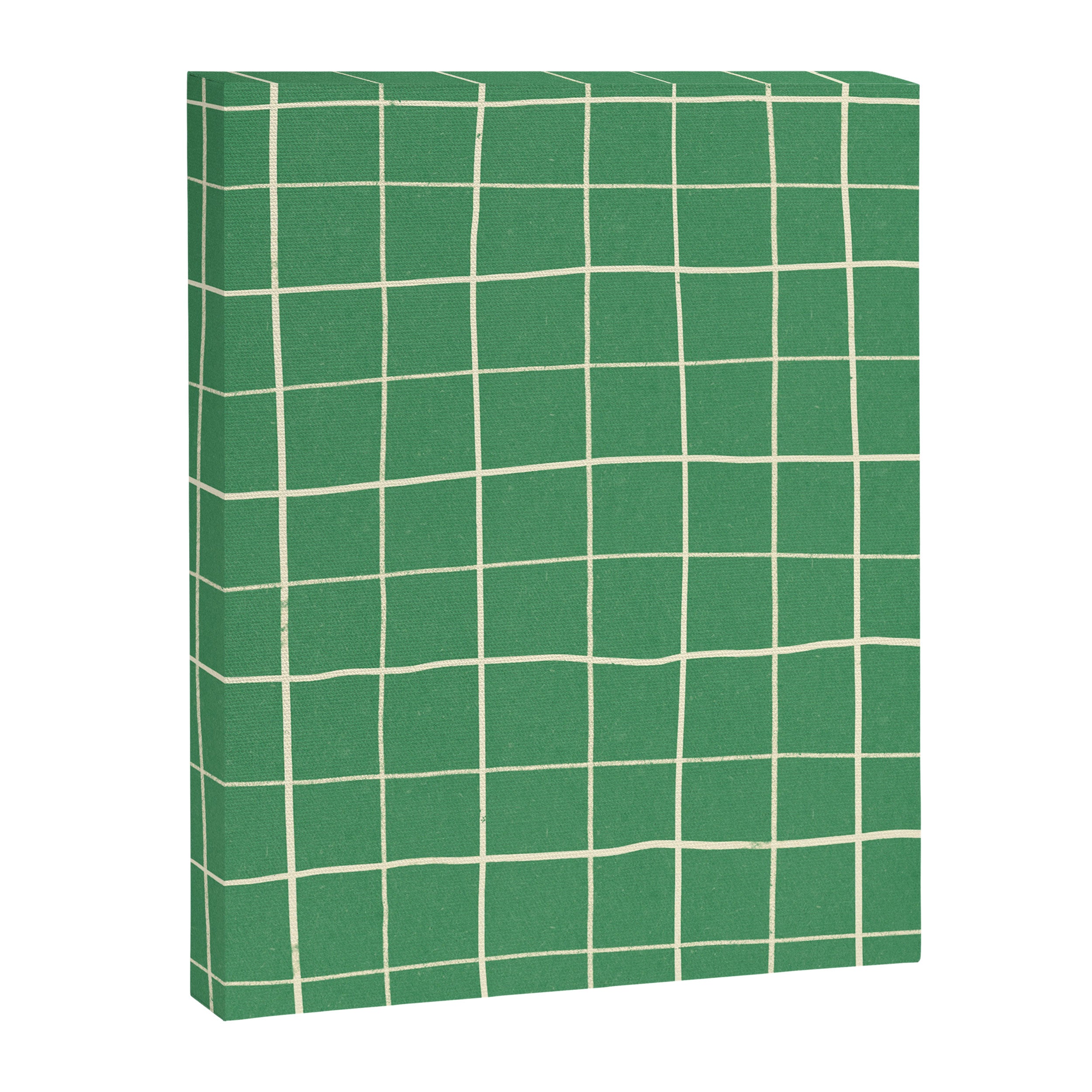Green Check Canvas Print Gallery Image 8