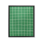 Green Check Framed Canvas Print Gallery Image 8