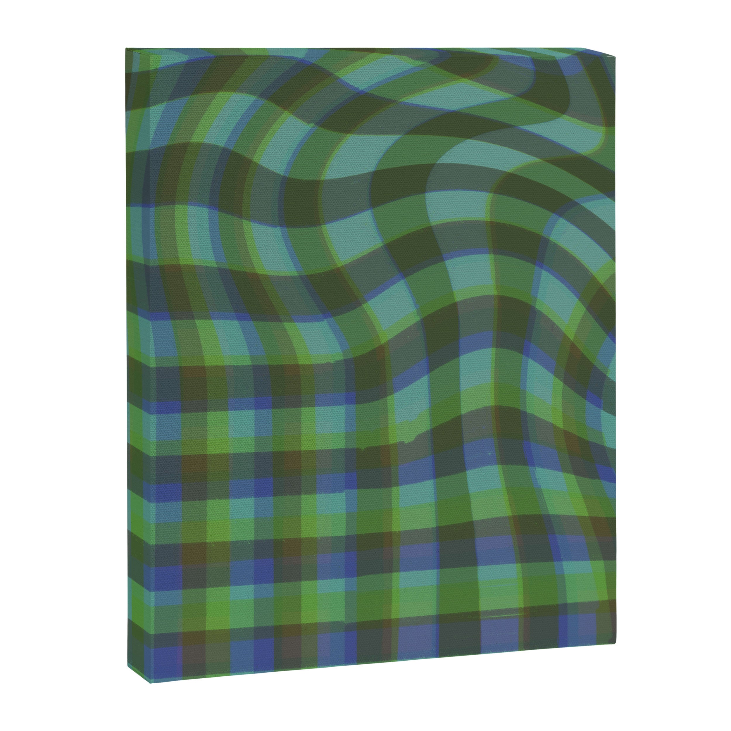 Green squared Canvas Print Gallery Image 8