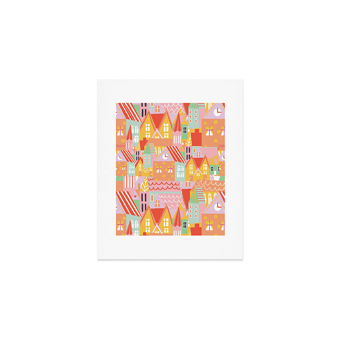 Happy city Art Print Gallery Image 1