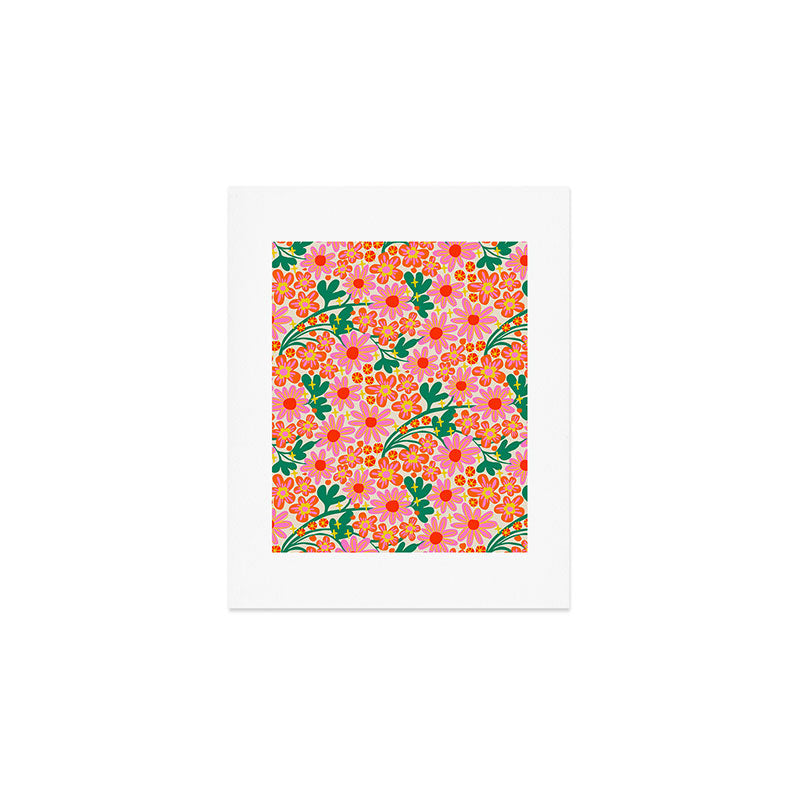 Happy flowers Art Print Gallery Image 1