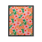Happy flowers Framed Canvas Print Gallery Image 8
