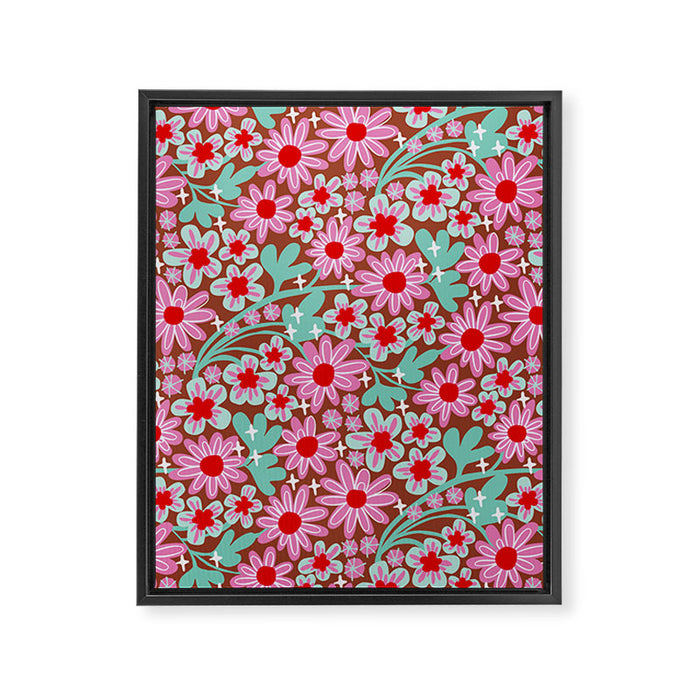 Happy flowers II Framed Canvas Print Gallery Image 1