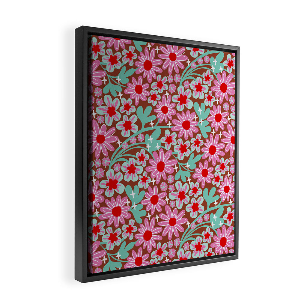 Happy flowers II Framed Canvas Print Gallery Image 2