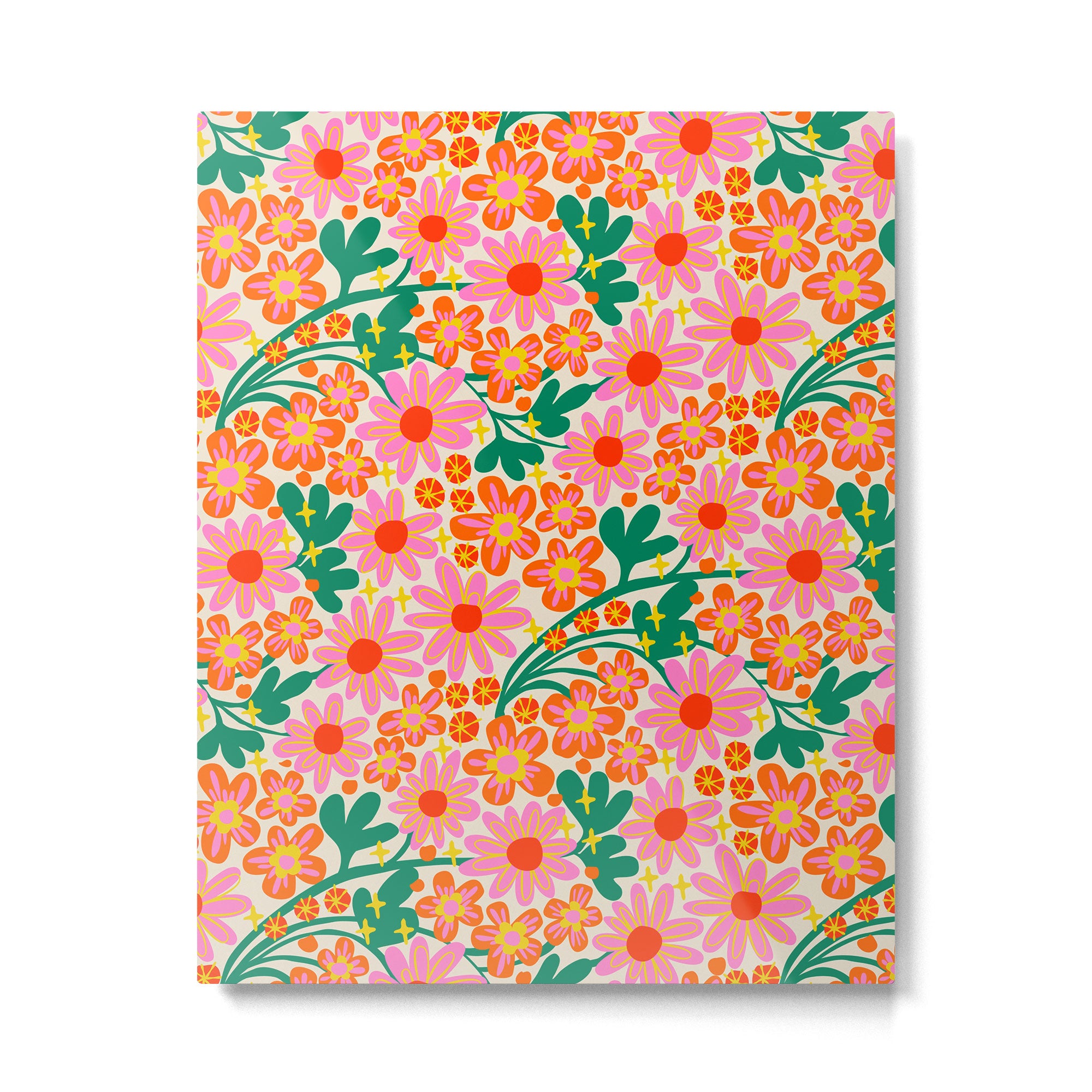 Happy flowers Metal Print Gallery Image 6