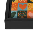 Happy love Framed Canvas Print Gallery Image 3
