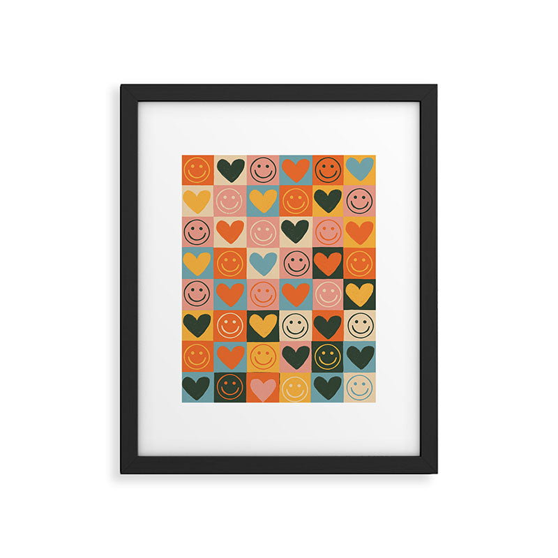 Happy love Framed Art Print Gallery Image 6