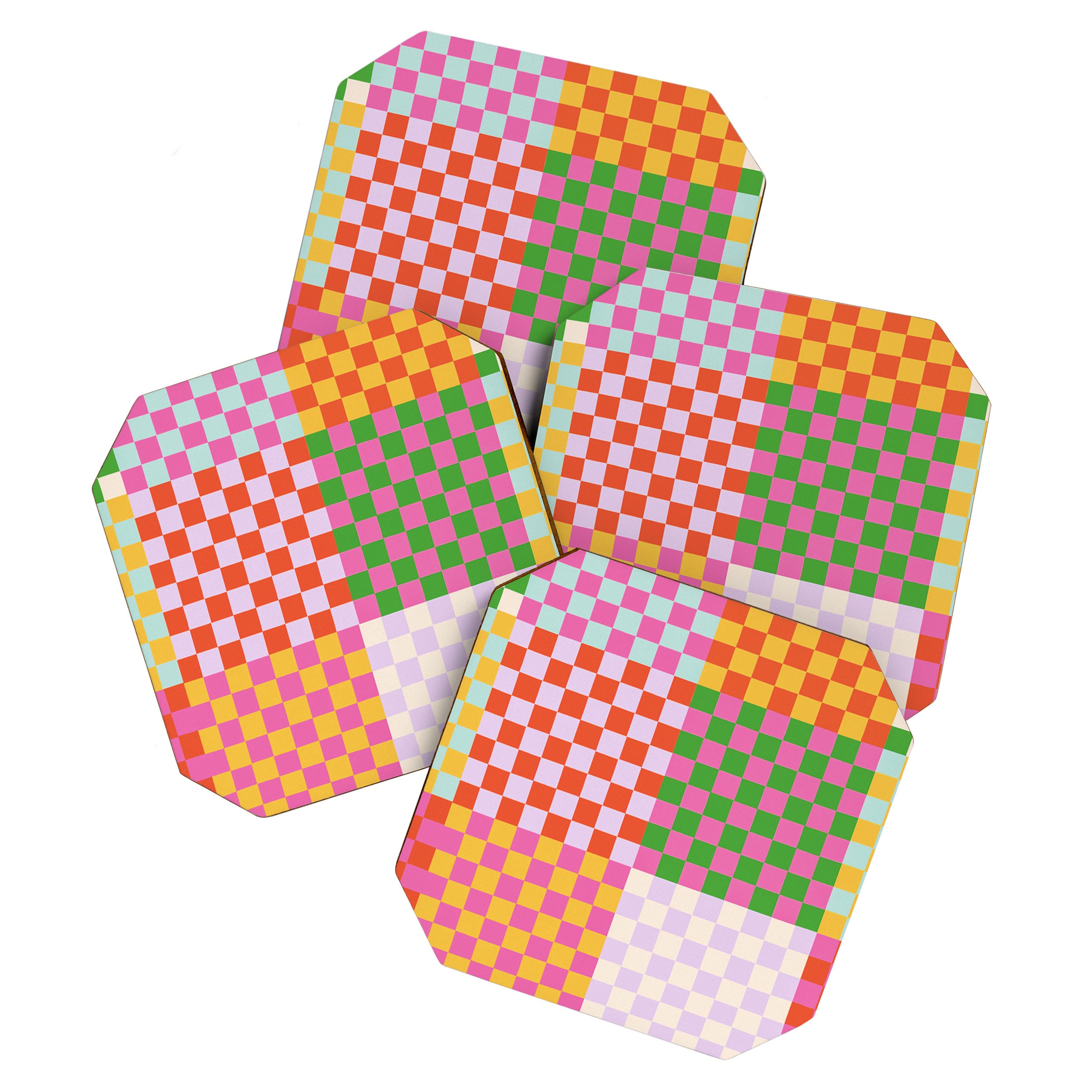 Happy patchwork Coaster Gallery Image 1