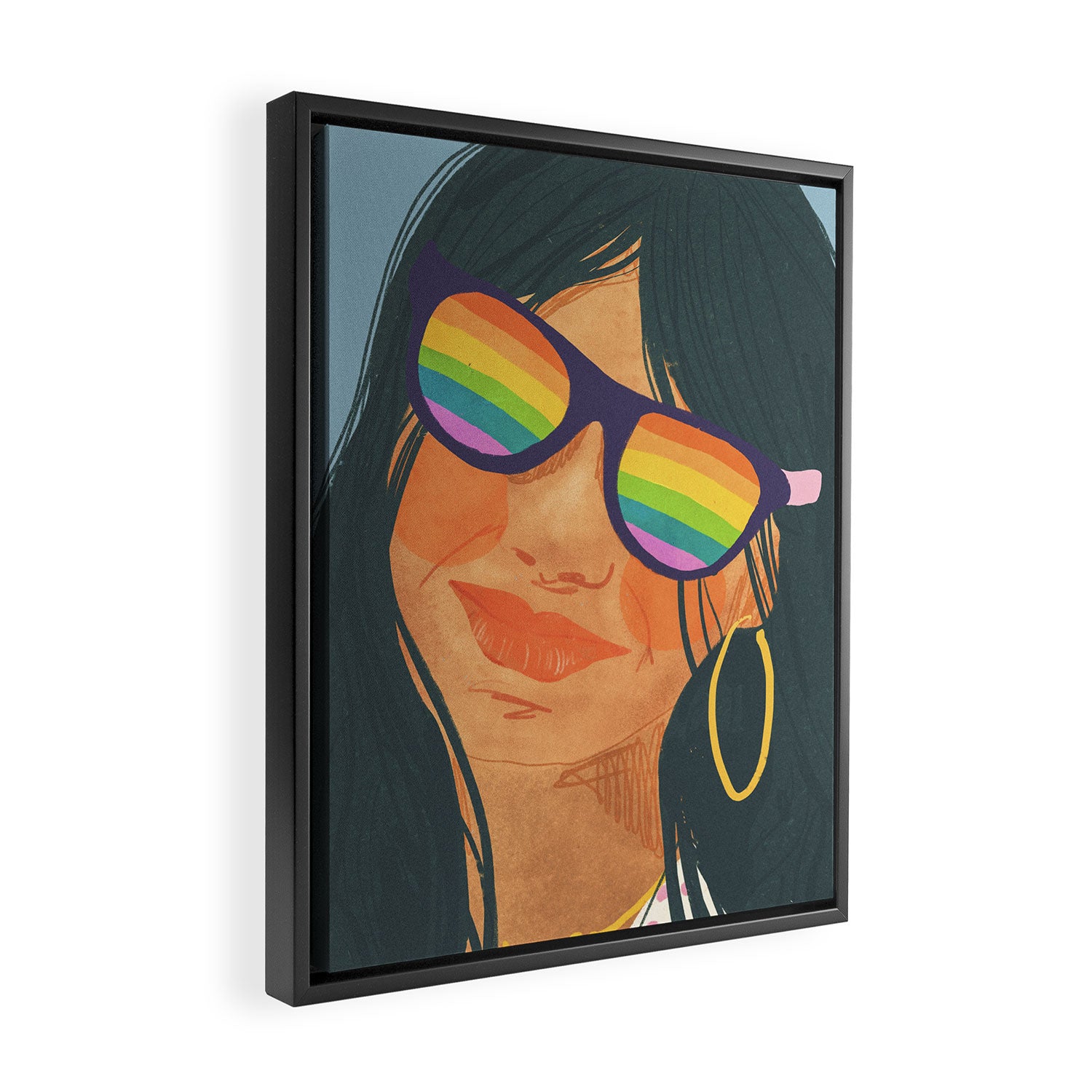 Happy Pride Framed Canvas Print Gallery Image 2