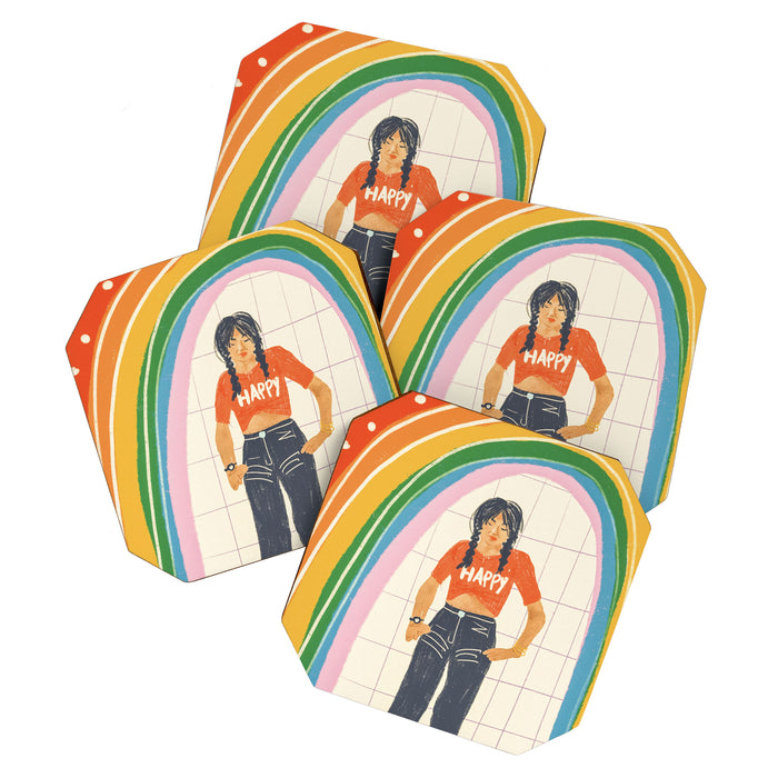 Happy rollerskates Coaster Gallery Image 1