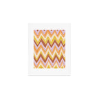 Happy zigzag Art Print Gallery Image 1