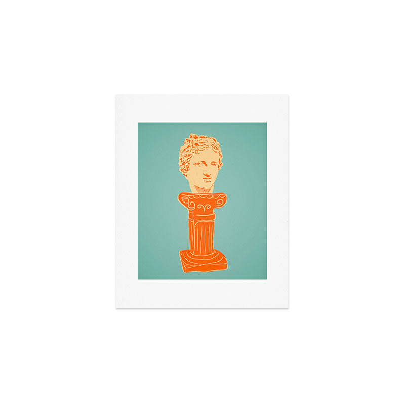 Head on pedestal Art Print Gallery Image 1